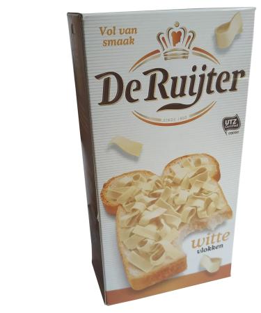 De Ruijter White Chocolate Flakes - 300g - Buy Online on SooperMarket.com