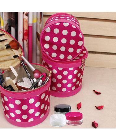 50 Mini Glass Jars with Colored Lids - 5ml Empty Containers for Lip Gloss Ointments Nail Art & Cosmetics - 10 Color Options - Buy Online on SooperMarket.com
