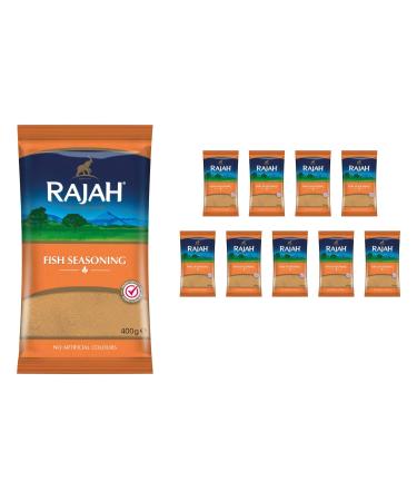 Rajah Spices Fish Seasoning | Fish Seasoning Powder | Fish Seasoning Rub | (10 x 400g)
