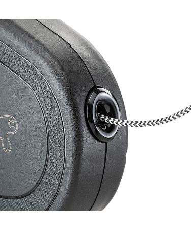 Ferplast Flippy One Dog Leash - Extendable Roller Leash for Small Dogs Up to 12kg - 4.5m Black Cord with Locking Button - Buy Online on SooperMarket.com