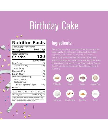 Heavenly Hunks - Birthday Cake 6 x 170g - Buy Online on SooperMarket.com