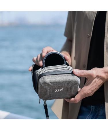 JJC Durable Lens Filter Pouch Case for 10 Circular Filters Up to 95mm - Dustproof & Water-Resistant Camera Filter Storage Wallet - Buy Online on SooperMarket.com