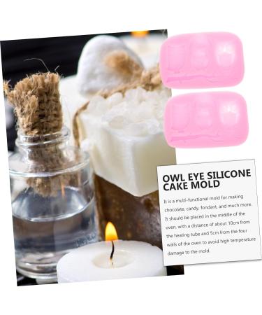 Ciieeo 2pcs Baking Silicone Mold Silicon Molds Clay Mold 3D Owl Shape Molds Fondant Tools Silicone Molds Cake Stencils Candle Molds Silicone Baking Pan Jelly Halloween Silica Gel - Buy Online on SooperMarket.com