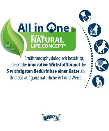 Happy Cat Sensitive Meat in Sauce Pouch - 85g Wet Food for Sensitive Cats | Optimal Skin & Fur Health - International Shipping - Buy Online on SooperMarket.com
