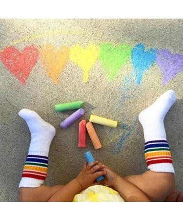 KESYOO 6 Pairs Cotton Knee High Socks for Unisex 1-3 Years, Assorted Color - Calf Length Tube Stockings - Buy Online on SooperMarket.com