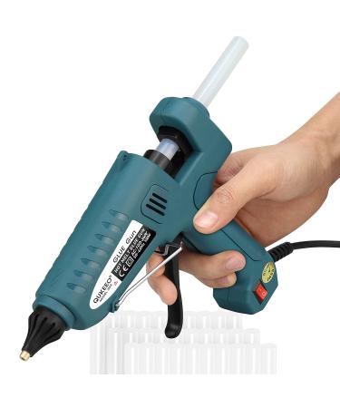 Hot Glue Gun  Hot Glue Gun Kit Includes 100 Watt Hot Glue Gun Full Size Supplied with 30 Hot Glue Sticks Green