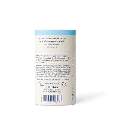 HiBAR Fragrance-Free Sensitive Deodorant - Natural Deodorant for Sensitive Skin - Aluminum-Free Baking Soda-Free Cruelty-Free Travel-Friendly Size with Easy Push-Up Applicator Unscented - Buy Online on SooperMarket.com