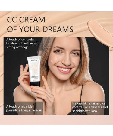 Buy CC Cream | Skin Tone Adjusting SPF 50 Face Sunscreen & Concealer for Mature Skin - Full Coverage Moisturizer & Makeup Primer - Buy Online on SooperMarket.com