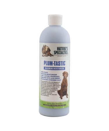 Nature's Specialties Plum-Tastic Maxiumum Moisurizer Conditioner for Dogs Cats, Non-Toxic Biodegradeable. 16oz