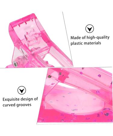 Mikinona 60 pcs UV White Tool Building Nail DIY A Home Tools Gel and Fixing Forms Finger Curve Clamps Clamp Quick Poly Fiberglass Clips Tips Extension Fake Salon Pinching Manicure 1 count (Pack of 1) White Pinkx5pcs - Buy Online on SooperMarket.com