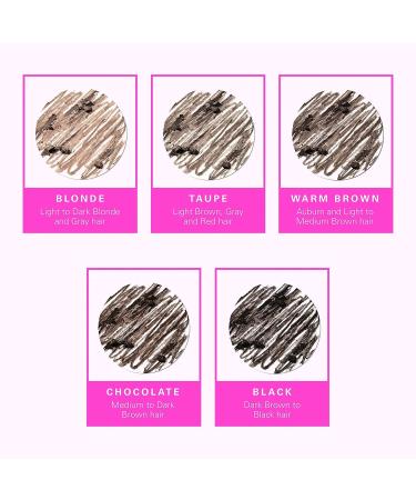 PYT Beauty Defining Eyebrow Pencil in Taupe - Hypoallergenic Vegan Makeup for Light Brown, Gray & Red Hair | 1 Count - Buy Online on SooperMarket.com