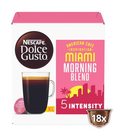 NESCAFE Dolce Gusto | Miami Morning Blend | 18 capsules | 3 Packs | 54 Cups