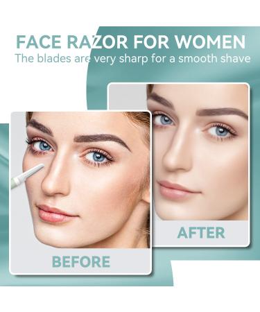 Dermaplaning Tool for Women - Durable Face Exfoliation Razor with 4 Blades - Peach Fuzz and Dead Skin Remover - Buy Online on SooperMarket.com