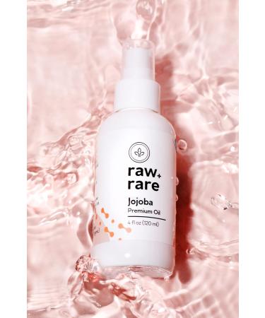 Natural Jojoba Oil 4 oz | 100% Pure Responsibly Sourced | Raw Plus Rare - Hair Skin & Massage - Buy Online on SooperMarket.com
