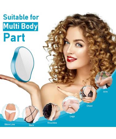 Upgrade Crystal Hair Eraser - Painless Hair Removal Tool for Women and Men - Buy Online on SooperMarket.com