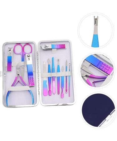 Mikinona 1 Set Nail Set Nail Tools Manicure Grooming Kit Pedicure Care Tools Manicure Grooming Tool Needle Cuticle Pusher Kit Manicure Kit Clip Trimmer Nail Art Supplies Stainless Steel - Buy Online on SooperMarket.com