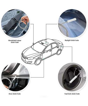 Car Drain Dredge Cleaning Scrub Brush Flexible Car Drain Dredge Sunroof Cleaning Scrub Brush Tool Car Drain Pipe Brush for Refrigerator Drain Pipe Auto Sunroof Drain Cleaning Tool (3PCS) - Buy Online on SooperMarket.com