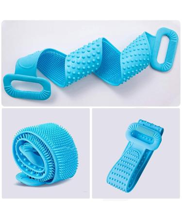 36 inch Extra Long Silicone Back Scrubber for Men and Women - Comfortable & Strong Body Cleaning Shower Brush - Buy Online on SooperMarket.com