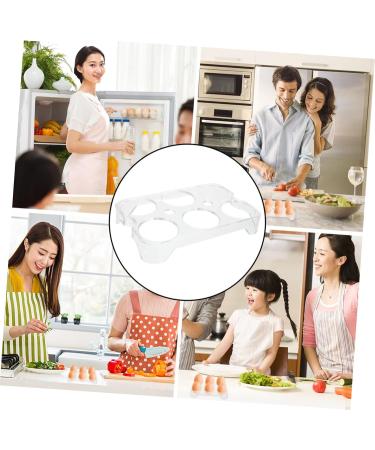 jojofuny Egg Storage Box Plastic Container Mustard Deviled Egg Tray Egg Storage Case Platter Refrigerator Assorted Color 14.8x9.7x2cm - Buy Online on SooperMarket.com