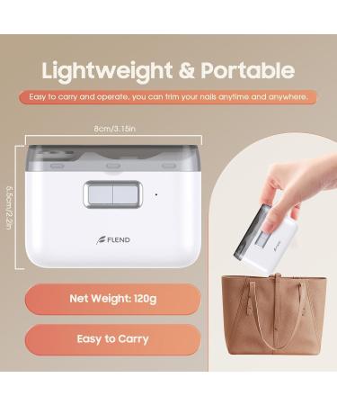 Electric Nail Clipper Nail Trimmer Nail Polisher 2 in-1 Automatic Nail Clipper 2 Speed Fingernail Clippers Nail File with Light Women Manicure Set Nail Clippers for Baby Kids Seniors Weak Hands 0308nc02 - Buy Online on SooperMarket.com