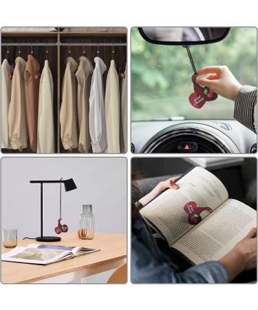 12Pcs Natural Cherry Scented Car Air Fresheners - Long Lasting Smell for Men & Women | Vent Clips Bulk Pack - Automotive Car Freshener Perfume - Buy Online on SooperMarket.com