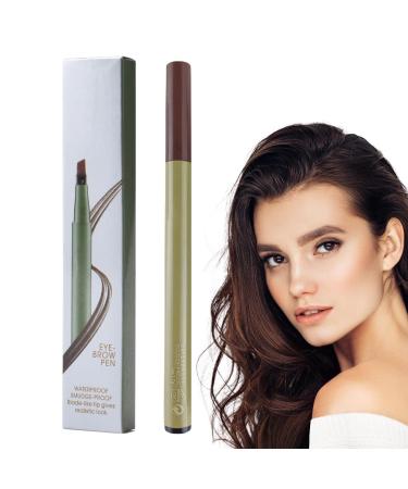 Brow Definer - Easy Coloring Smudge-Proof Eyebrow Pencils with Lasting Effect Beauty Products for Shopping Dating Traveling Gathering Home Puchen Dark Brown