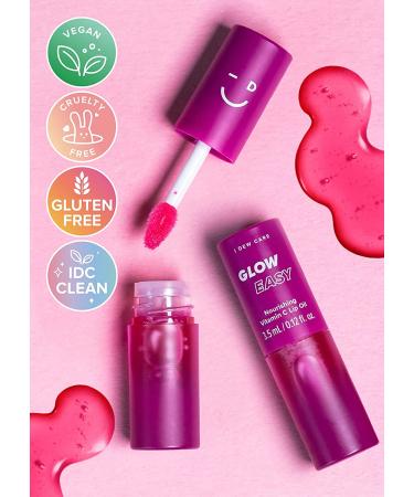 I Dew Care Lip Oil Gloss - Glow Easy | Tinted Moisturizing Lip Oil with Vitamin C - 0.12 Fl Oz - Buy Online on SooperMarket.com