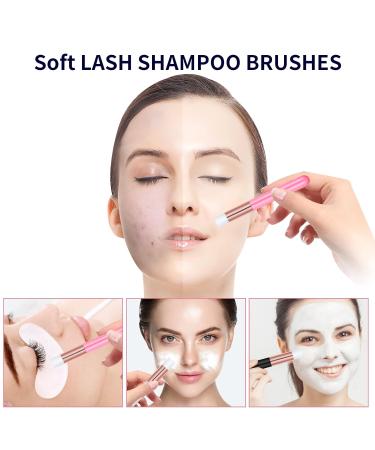 150ml Eyelash Extension Cleanser Kit | Kioooki Lash Shampoo with USB Mini Fan Brush & Makeup Remover Pad - Portable & Efficient Care for Lash Extensions - Buy Online on SooperMarket.com