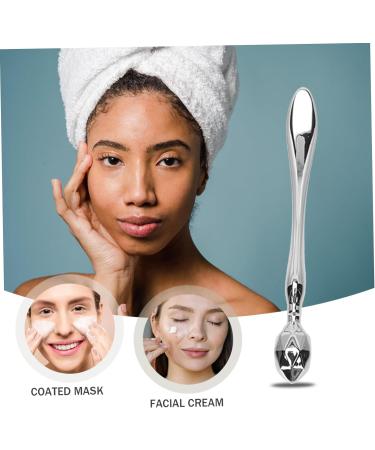 WOONEKY 2pcs Eye Cream Stick Eye Massaging Rod Massaging Tools Face Massager Face Tools Eye Cream Roller Makeup Tools Miniature Garden Tools Wrinkle Remove Stick Gift Zinc Alloy Metal 8x1cm Silver - Buy Online on SooperMarket.com