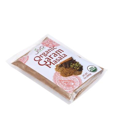 Jiva Organics Organic Garam Masala Powder 7oz - NON-GMO, Salt-Free Indian Spice Blend - Buy Online on SooperMarket.com