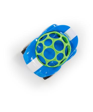 Bright Starts Oball Toy Car with Rattle - Multicolored Green-Blue Baby Toy | International Shipping Available - Buy Online on SooperMarket.com