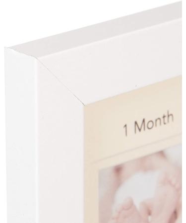 Orbis Wood Side Baby Collage Keepsake Frame - 12x 2x2 Slots, White - Buy Online on SooperMarket.com