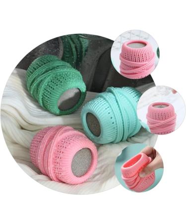 3Pcs/Set Washing Machine Laundry Ball Reusable Fabric Softener Dispenser Laundry Balls for Removal Washer Ball Dryer Washing Laundry Washing Sponge Household Substitute (3Pcs) - Buy Online on SooperMarket.com