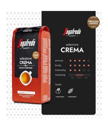 Segafredo Zanetti Selezione Crema Coffee Beans 1kg - Premium Italian Espresso for International Shipping - Buy Online on SooperMarket.com