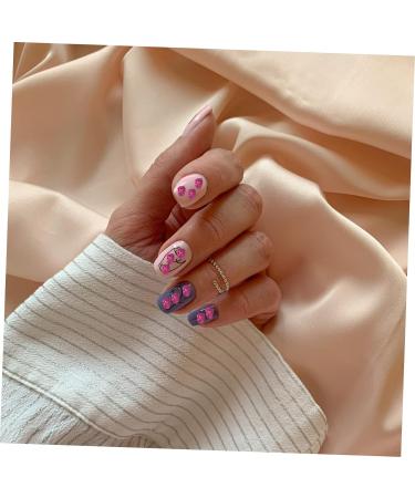 FOYTOKI 1 Glass Chip Nail Manicure DIY Accessories Nail Crushed Glass Epoxy Charms Manicure Charms DIY Charm Fillers Nail Art Accessories DIY Glass Fillers Nail Art Stone 0.5X0.3cm Rosy - Buy Online on SooperMarket.com