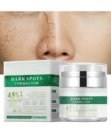 Go Ho Dark Spots Corrector with Vitamin C&B5&E Skin Whitening Cream for Body Skin Lightening Cream for Intimate Areas and Bleaching Dark Spot Remover for Face 1.7oz