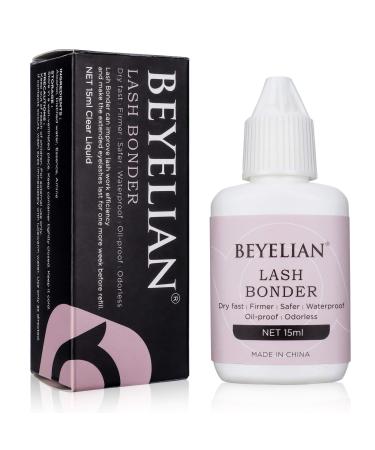 BEYELIAN Lash Bonder For Eyelash Extension, Lash Sealant, Super Bonder Longer Retention, Can Wash Face Free, Help Glue Bond Better, Glue Primer Accelerate Drying Time, Low Irritation, Water Oil Proof