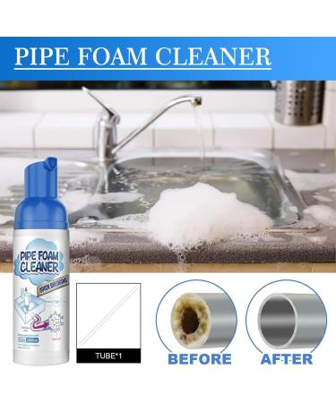 Get out Foaming Drain Cleaner Foam Drain Cleaner Yugou Drain Cleaner Foaming Sink Drain Cleaner for Bathroom Kitchen (1pcs) - Buy Online on SooperMarket.com