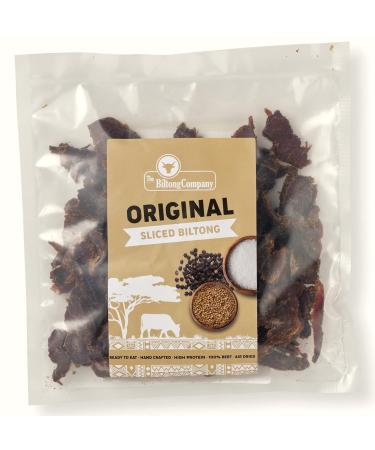 Biltong Slices 250g - Naturally Piquant High Protein Beef Biltong | Keto-Friendly Dried Meat Snack from The Biltong Company - Buy Online on SooperMarket.com