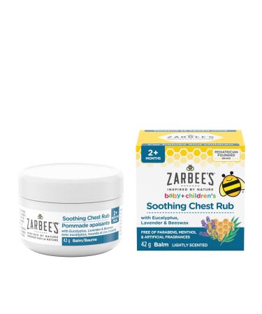 Zarbee s Baby + Children s Soothing Chest Rub 42g
