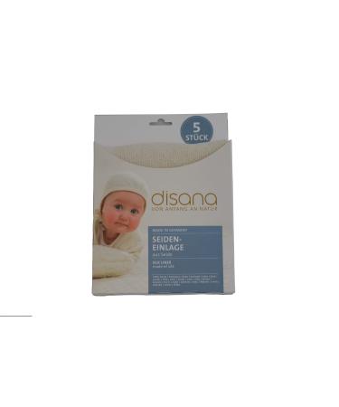 Disana Bourette silk insert Silk inserts Pack of 5 45x15 cm