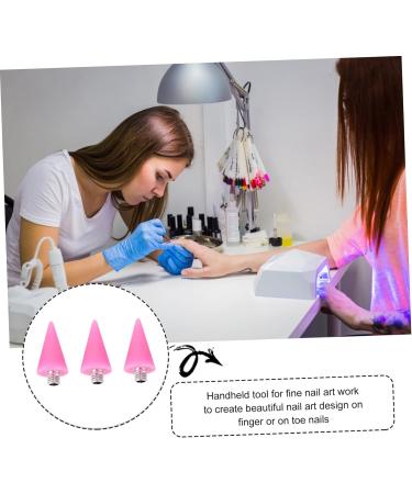 Healeved 9 Pcs Manicure Dotting Tools Studs Picker Wax Heads Wax Rhinestone Picker Wax Pencil for Rhinestones Wax Rhinestones Picker Dual Diy Jewel Picker Dotting Pen Point Acrylic Pink - Buy Online on SooperMarket.com