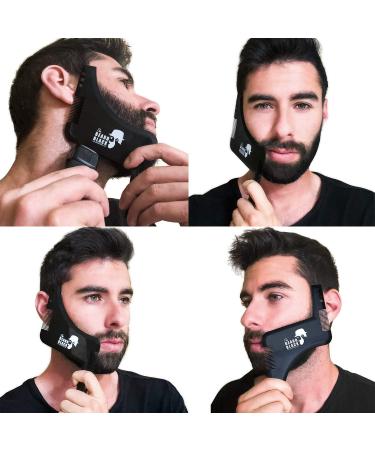 BEARD BLACK Beard Shaping & Styling Tool with Inbuilt Comb - Perfect for Beard Trimmer or Razor - Premium Quality - Buy Online on SooperMarket.com