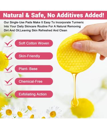 Turmeric Cleansing Pads - Balance Skin Oil & Water Deep Clean Pores (2 Pack) | International Shipping - Buy Online on SooperMarket.com