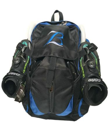 Xiami Leyuan Pro Racing Speed Inline Skates/Ice Blade Skate/Inline Skate Backpack Also for Travel Shool Bag blue