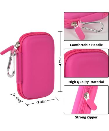 Protective Cover for Cardiacia 1L & 6L Personal EKG Monitor | Storage Holder for Heart Rate Knife | Organize Your Heart Monitor - Rose Red - Buy Online on SooperMarket.com