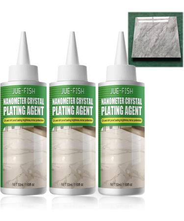 3PC Marble Nano Crystal-Plating Agent | Stone Nanocrystals Coating for Marble, Quartz, and Ceramic Tiles - Buy Online on SooperMarket.com