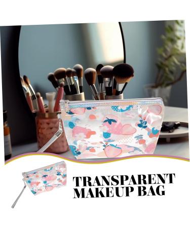 Beavorty Large Strawberry Cosmetic Bag - Travel Makeup & Brush Storage Pocket PVC Zipper Case for Fruits & Essentials - Buy Online on SooperMarket.com
