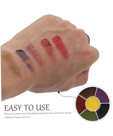 Angoily Halloween Face Paint Palette - Professional Quality Makeup Kit for Adults & Kids - Oil-Based Face Painting Set for Spooky Art - Buy Online on SooperMarket.com