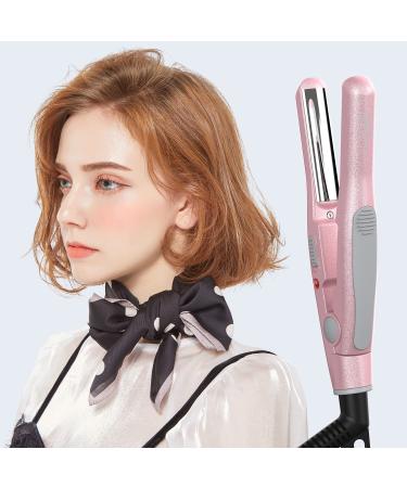 DAN Mini Flat Iron for Short Hair | Dual Voltage Travel Straightener with U-Shaped Design Plates | 30s Fast Heating - Buy Online on SooperMarket.com